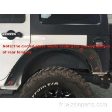 Fender Fender Ferres avant Jeep Wrangler JK